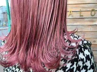 ロング カラー あべ ゆうかのヘアスタイル