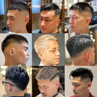 ショート メンズ BINGO HAIR WORKS 【ビンゴヘアワークス】所属・🎱メンズフェード 特化HYOGA🎱のヘアスタイル