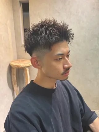 ショート メンズ カラーモデル募集中 🎨三ッ峰悠貴のヘアスタイル