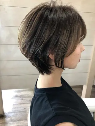 ショート カラー ショート×ブリーチ 🪞問屋町/yujiのヘアスタイル