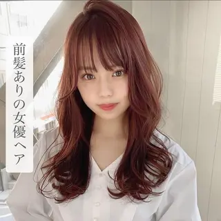 ミディアム カラー ✨️美髪矯正×似合わ せ艶カラー✨藤田透のヘアスタイル