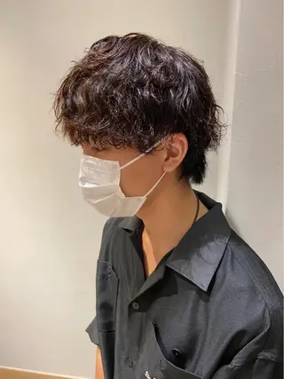 パーマ メンズ 津田 七美希のヘアスタイル