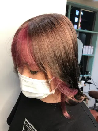ミディアム 脇谷 拓弥のヘアスタイル