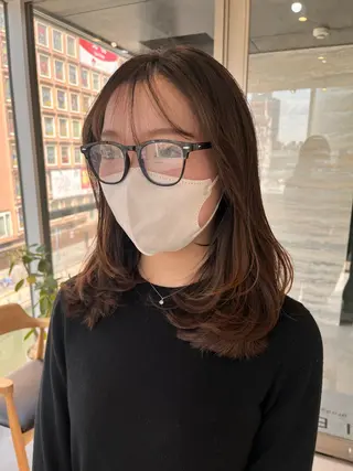 ミディアム 髪質改善IENA店長 小泉拓のヘアスタイル