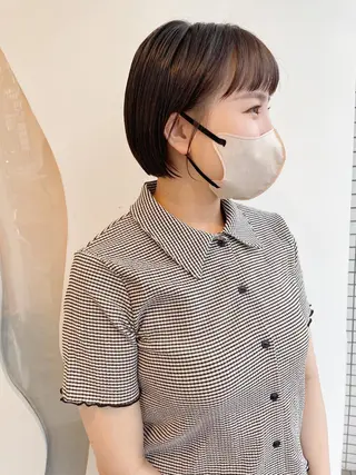 ショート 【ボブ/個室サロン】 癒し空間mimuraのヘアスタイル