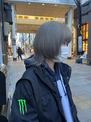 セミロング カラー ヘアアレンジ ブリーチなし/ レイヤー🌿runaのヘアスタイル