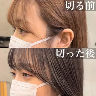 ロング SALOWIN原宿AROA店所属・顔まわり神カット✂︎ 齋藤雄大【表参道】のヘアスタイル