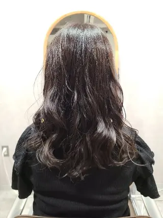 ロング カラー Artice　BARBER SHOP所属・桐島 令奈のヘアスタイル