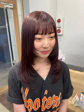セミロング カラー 🐾Libero🐾 KONOMIのヘアスタイル