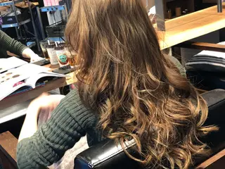 ロング カラー 【ヌーベルバレ】 ゆきみのヘアスタイル