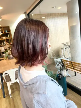 ショート カラー 堀 望美のヘアスタイル