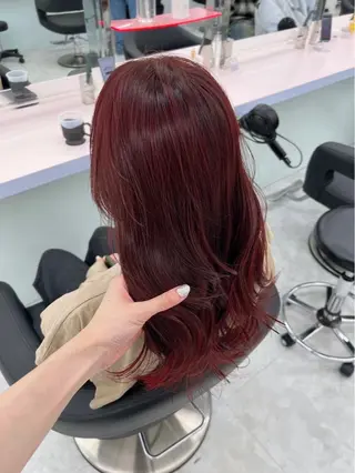 カラー 透明感うる艶カラー 🤍吉島環のヘアスタイル