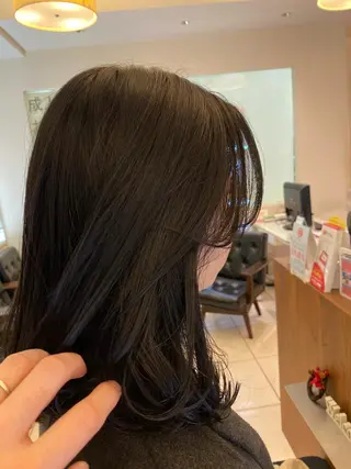 ミディアム カラー 『髪質改善』服部 隆志のヘアスタイル