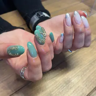 ミディアム ネイル 10ten Mikiのネイルデザイン