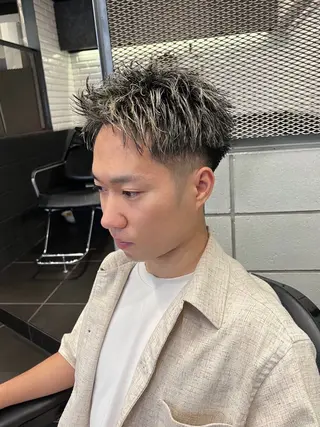 メンズ メンズ特化/パーマ/ メッシュ/竜成のヘアスタイル