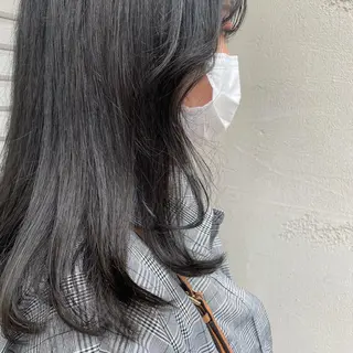 セミロング マホ/日吉/髪質改善 /レイヤー/ガーリーのヘアスタイル