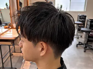 ショート メンズ 【フェード/ショート /パーマ/千葉駅】のヘアスタイル