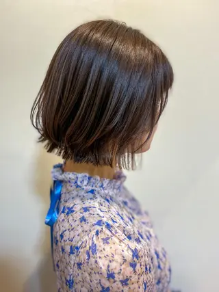 ミディアム カラー ✴︎ヒラガカナ✴︎ ECLAT HAIRのヘアスタイル