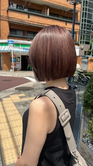 カラー 透明感カラー🫧 高田李胡のヘアスタイル