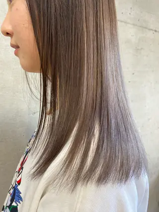 ロング カラー 大栗 佑也  髪質改善のヘアスタイル