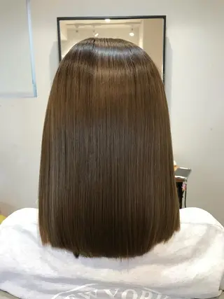 ミディアム 髪質改善&Spa fee by carrefour 大橋店[フィー・バイ・カルフール大橋]所属・stylist Yukieのヘアスタイル