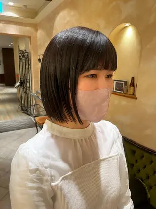 ショート 田内 満里奈のヘアスタイル