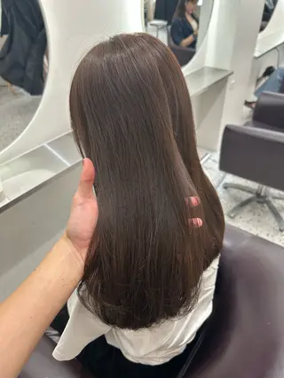 セミロング カラー 渋谷/駅近/徒歩4分 /生田レイのヘアスタイル