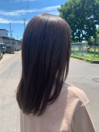 ロング カラー ストウ ナナエのヘアスタイル