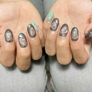 メンズ ネイル Y nail なんば堀江店のネイルデザイン