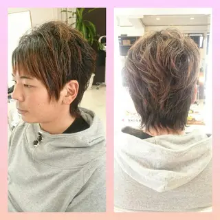 ショート メンズ キンジョウ エナミのヘアスタイル