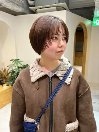 ショート ぱつっとボブ/ショ ート/タカダアスミのヘアスタイル