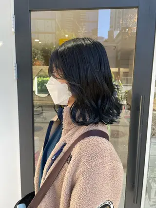 ミディアム カラー Koto🌿 ブリーチなしカラーのヘアスタイル