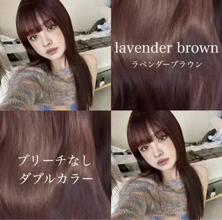 ロング カラー miuru/網紅ヘア 🇨🇳艶髪カラーのヘアスタイル
