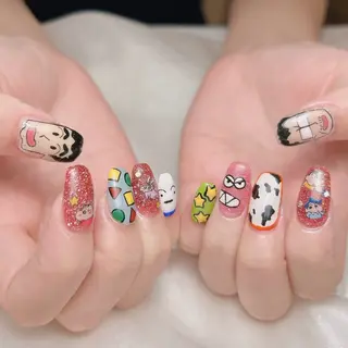 ネイル junna のぞいてねのネイルデザイン