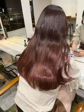 ロング カラー ハイトーン/レイヤー 💜Akaneのヘアスタイル