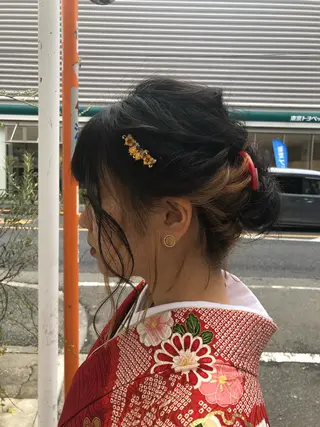 ショート ヘアアレンジ 渡辺 加菜子のヘアスタイル