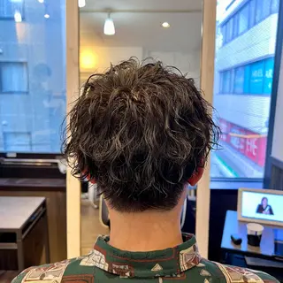 パーマ メンズ アグヘアーシータ所属・🤩メンズカット/ パーマ山本🤩のヘアスタイル