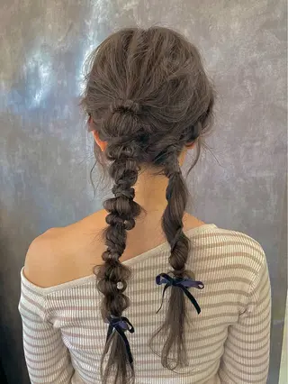 ロング ヘアアレンジ ARARE HAIR みゆきのヘアスタイル