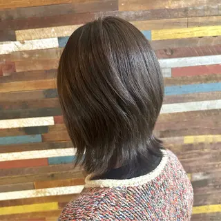 ミディアム カラー ボブ/ショート /🦋服部ルミナ🦋のヘアスタイル