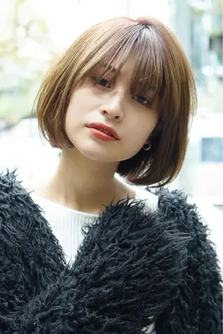 ミディアム 髪質改善縮毛矯正 リピートNo.1米倉のヘアスタイル