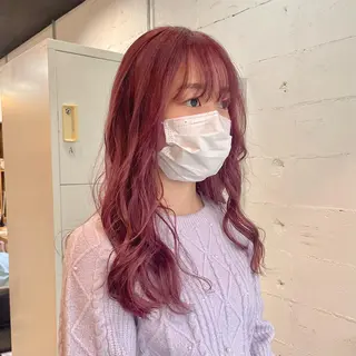 ロング カラー ヘアアレンジ 🎀ダブルカラーレイ ヤーyuuri🎀のヘアスタイル