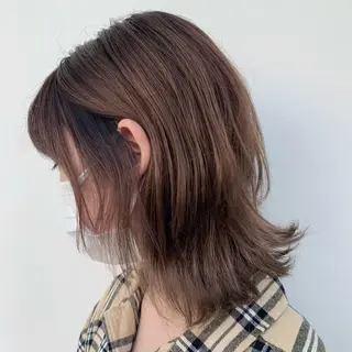 ミディアム ナカタケ ユウのヘアスタイル