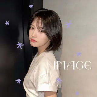 ショート 🤍うる艶韓国 カラー/Hitohaのヘアスタイル