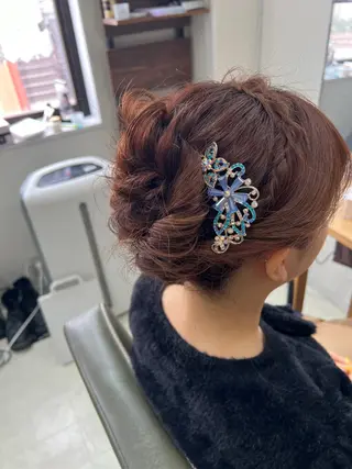 ロング ヘアアレンジ 山室 敬義のヘアスタイル