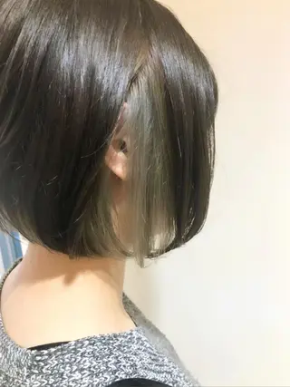 ミディアム カラー パーマ/ハイライト 💙鶴岡 愛💙のヘアスタイル