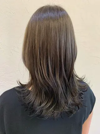 ミディアム カラー レイヤー/透明感 🍃鈴木裕介のヘアスタイル