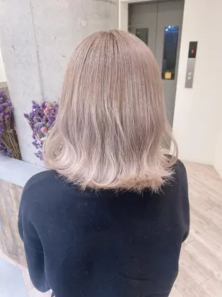 ショート ハイトーン特化サロン 🍑momo🍑のヘアスタイル