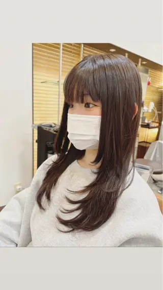 ロング 森本 翔大のヘアスタイル