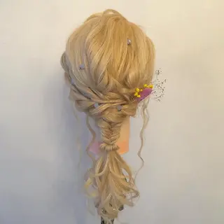 ロング ヘアアレンジ ヘアセット/着付け 専門店☆Alludyのヘアスタイル