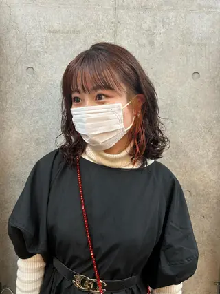 カラー すずき さくやのヘアスタイル